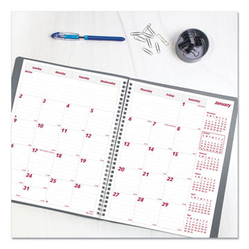 Brownline® Mountains 14-month Planner, Mountains Photography, 11 X 8.5, Blue-green-black Cover, 14-month (dec To Jan): 2021 To 2023 freeshipping - TVN Wholesale